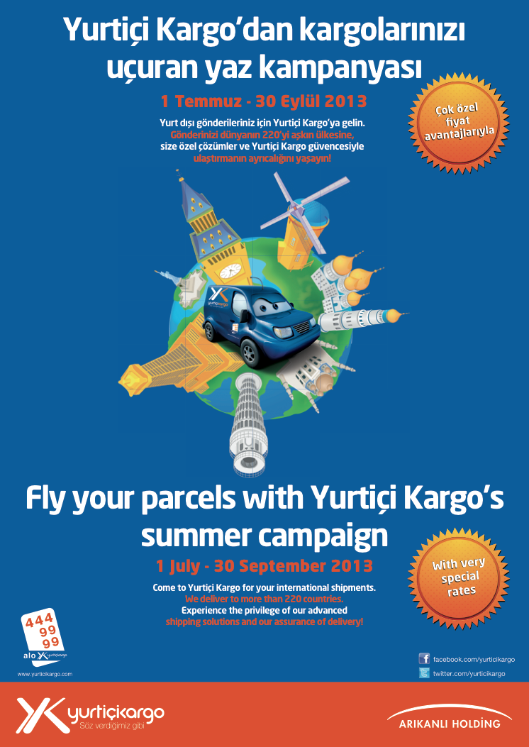 yurtici kargo summer campaign