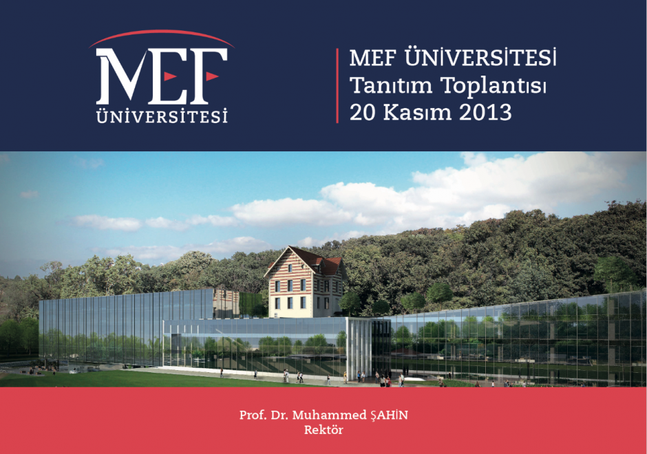 mef university presantation cover